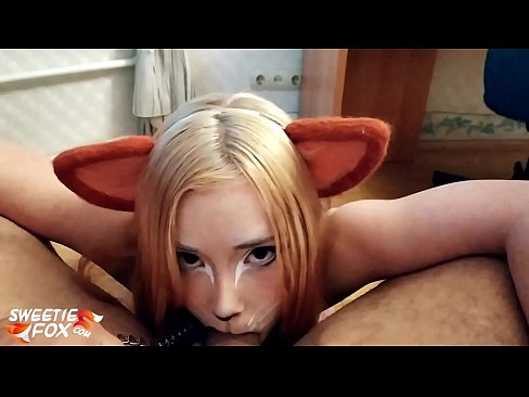 ❤️ Kitsune आफ्नो मुखमा डिक र कम निल्यो ❤️ गुदा अश्लील ️❤